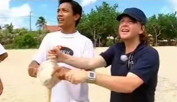 [object Object],Marc-Marie, bij ,Vliegers op het strand, in ,aflevering 8